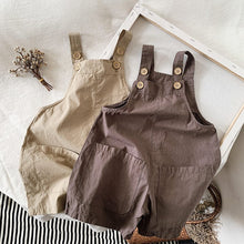 Load image into Gallery viewer, 2133LS-Summer Korean cotton breathable thin overalls