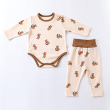 Load image into Gallery viewer, D23278TG-Men's and women's autumn and winter base warm underwear set