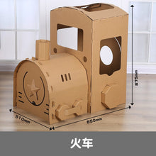 Load image into Gallery viewer, 26558AC-Parent-child interactive handmade DIY cardboard toy cardboard