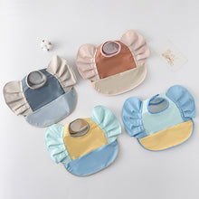 Load image into Gallery viewer, 111902AC-Danish children's flying sleeve wings PU waterproof and anti-dirty bib
