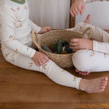 Load image into Gallery viewer, 081513TG-Korean carrot print long-sleeved bottoming shirt two-piece set