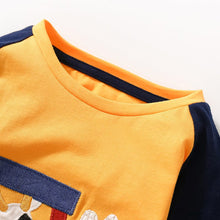 Load image into Gallery viewer, 55005SE-Little maven European and American animal car long-sleeved cotton top