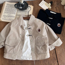 Load image into Gallery viewer, TC1301SE-Autumn Japanese style all-match jacket and shirt for boys and girls