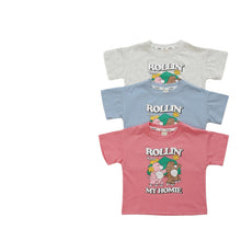 將圖片載入圖庫檢視器 24068PCW-夏季韓版卡通熊純棉親子上衣