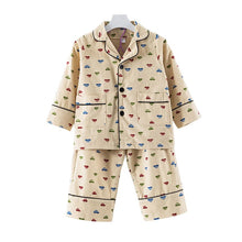 Load image into Gallery viewer, 30288JG-Spring and Autumn Korean Style Pure Cotton Brushed Pajamas Home Clothes Two-piece Set