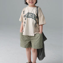 Load image into Gallery viewer, BB2427PA-Summer Japanese casual boys and girls cotton big pocket shorts