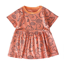 Load image into Gallery viewer, RBDS2239DS-Summer cotton elephant dress