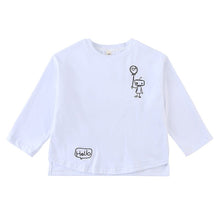 將圖片載入圖庫檢視器 C83951SE-純棉刺繡打底長袖寬鬆上衣