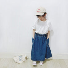 Load image into Gallery viewer, 23015PCW-Japanese long loose forest style large pocket half-length parent-child outfit