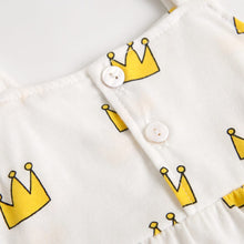 Load image into Gallery viewer, BCS1030LS-Summer Cotton Korean Crown Heart Top + Butt Pants Two-piece Set