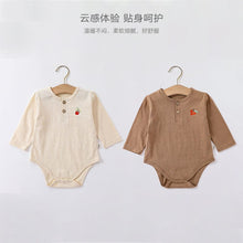 Load image into Gallery viewer, D23205LS-Autumn pure cotton fruit embroidery long-sleeved bodysuit