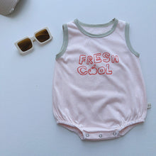 Load image into Gallery viewer, 6196LS-Summer Korean version of letter striped baby clothes