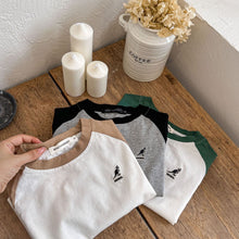 Load image into Gallery viewer, TC0998SE-Autumn contrast color embroidered animal long-sleeved top