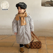 Load image into Gallery viewer, D83205SE-Autumn and winter bear hooded long coat