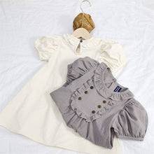 Load image into Gallery viewer, 25D450DS-Korean style sweet puff sleeve cute doll dress