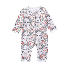 Load image into Gallery viewer, D23228LS-Autumn long-sleeved pure cotton button-down romper