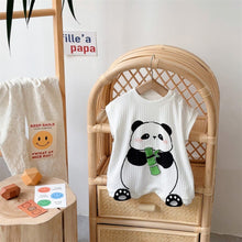 Load image into Gallery viewer, 2402271LS-Summer Panda Sleeveless Short Climbing Suit