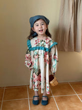 Load image into Gallery viewer, X85220DS-Spring Korean style pure cotton flower long-sleeved dress