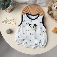 Load image into Gallery viewer, 2402437LS-Summer Panda Print Bodysuit