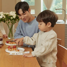 Load image into Gallery viewer, Y8402TG-Round neck loose fashion stitching cotton sweater suit