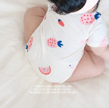 將圖片載入圖庫檢視器 24030420LS-韓版印花短款夏季連身衣+髮帶