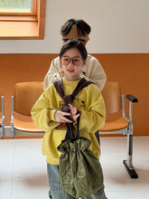 Load image into Gallery viewer, 2025D192SE-冬季韓版狗狗印花字母休閒加絨圓領上衣