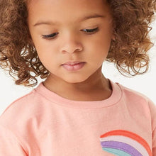 Load image into Gallery viewer, 8111SE-malwee summer short-sleeved rainbow car casual round neck short-sleeved top