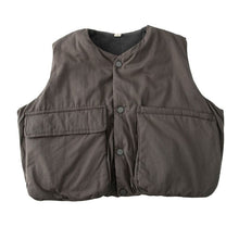 Load image into Gallery viewer, D83233SE- Autumn and winter children's thickened cotton warm work vest