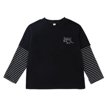 Load image into Gallery viewer, C83908SE-Fake two-piece children's striped long-sleeved bottoming shirt