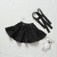 Load image into Gallery viewer, 42801DS- Spring and Summer Children's Denim Suspender Cake Skirt