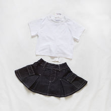 將圖片載入圖庫檢視器 262DS-春夏女童工裝牛仔裙褲