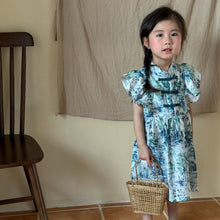 Load image into Gallery viewer, X86015TG-Summer Chinese landscape print suit & dress