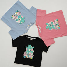 Load image into Gallery viewer, 24071PCW-Summer Korean ICE CREAM Bear Cotton Parent-child Top