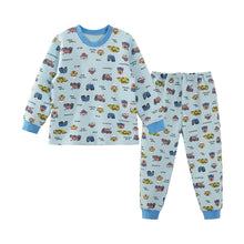 Load image into Gallery viewer, T3C642JG-Autumn and winter children's air cotton Japanese style home clothes suit
