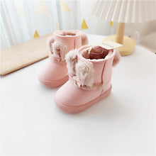 將圖片載入圖庫檢視器 35060AC-卡通加厚保暖兒童魔鬼氈雪靴