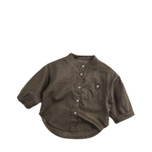 Load image into Gallery viewer, 23066SE-Summer ramie cotton light breathable sunscreen shirt