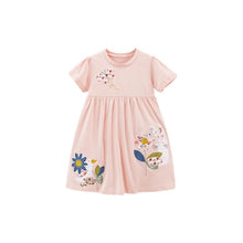 Load image into Gallery viewer, S1828DS-Summer European and American style short-sleeved cotton girls dress