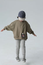 Load image into Gallery viewer, <Taiwan Pavilion> BB2437PCW-Autumn and Winter Children's Clothing Japanese Style Boys and Girls Solid Color Middle Collar Parent-Child Tops