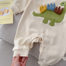 Load image into Gallery viewer, AL268LS-Autumn cute dinosaur crawling suit