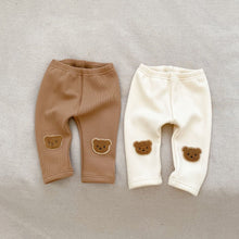 Load image into Gallery viewer, S23230PA-Autumn and winter plus velvet warm bear elastic casual large PP pants