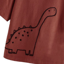 Load image into Gallery viewer, 9553TG-malwee European and American children's casual round neck short-sleeved two-piece suit