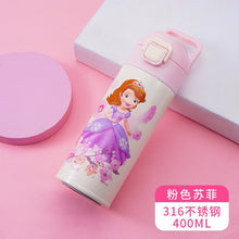 Load image into Gallery viewer, 6145AC-Cartoon 316 stainless steel portable and shatterproof children's bouncing thermos cup