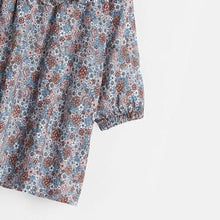 Load image into Gallery viewer, 8943DS-Autumn European and American children's round neck long sleeve floral dress