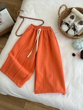 Load image into Gallery viewer, 2025D299PA-秋冬季百搭休閒寬鬆加絨收腳長褲