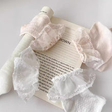 將圖片載入圖庫檢視器 W015AC-夏季超薄透氣精梳棉蕾絲花邊網眼襪