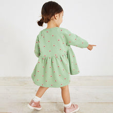 Load image into Gallery viewer, S1623DS-Little maven autumn European and American pure cotton rainbow girl long-sleeved dress
