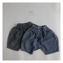 Load image into Gallery viewer, 1041PA-Summer Korean loose washed soft denim shorts
