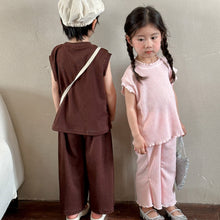 Load image into Gallery viewer, X86019TG-Summer casual loose sleeveless top + trousers set