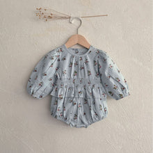 Load image into Gallery viewer, Y9319LS-Baby pastoral floral long-sleeved one-piece romper