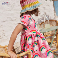 Load image into Gallery viewer, S1522DS-Little maven summer knitted cotton princess dress